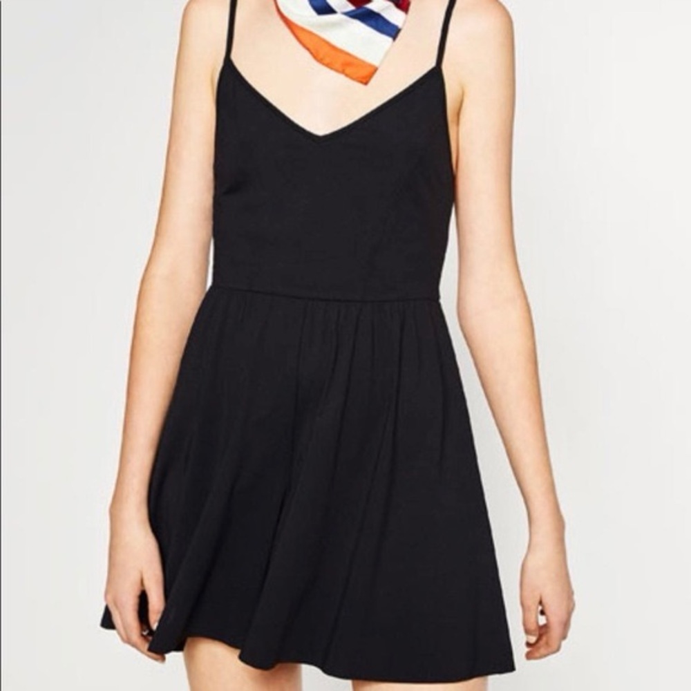 Zara black romper size small